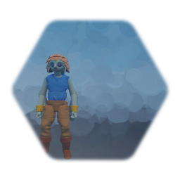 Rando Yume Sea Islander NPC (Male Merfolk)