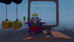 Sackboy helps king