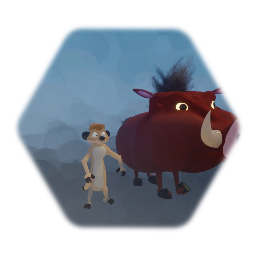 Timone and pumba lion king