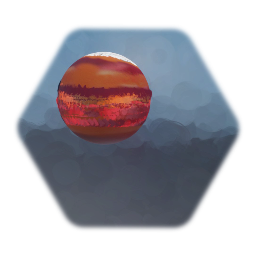 Decorative strange planet