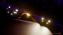 Initial d animation test (AE86 vs RX7)