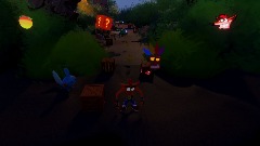 Crash Bandicoot  in Dreamland: Mucking in the mud