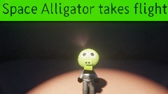 Space Alligator Takes Flight
