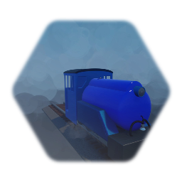 Standard gauge compressed air locomotive