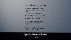 Drowsy Badger - Musical Starting Points