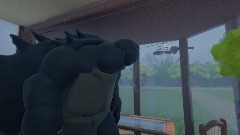 Why is there a helicopter outside