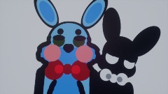 Toy bonnie and shadow bonnie drawing