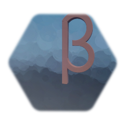 Beta symbol solid version