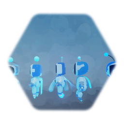 Evolution of Astro bot players right to left 2020to2025  (2026)