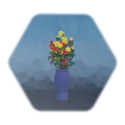 Vase with bouquet