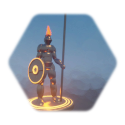 Statue of the Warrior_Fire&Bronze