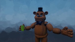 Freddy eats pickle rick