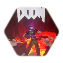 Old school Doom slayer