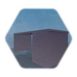 Desk with working drawers