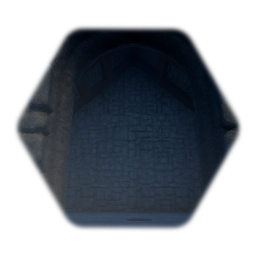 HOP: Empty cathedral room (interior)