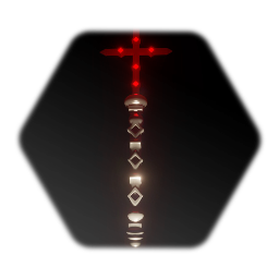 Cool Column #1 With Jeweled Cross