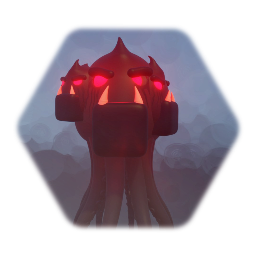 Realistic 3 Headed Ghast