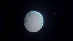 Icy planet