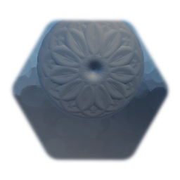 Circular marble Flower