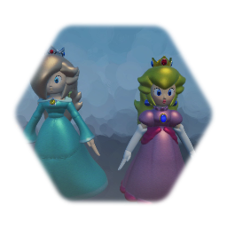 Princess Peach and Rosalina