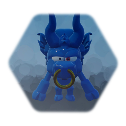 Blue Gummy Bull