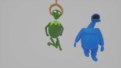 Kermit hang himself because of Cookie monster but better