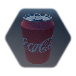 Cold Coca Cola Can Openened