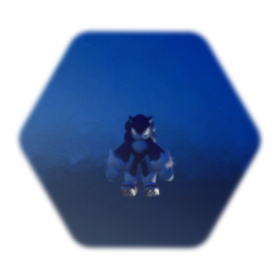 Sonic the werehog (gold's version)