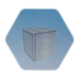 <clue> Stone block - Minecraft eab559 editon