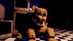 FNAF 2 Golden freddy animation