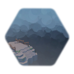 Overgrown Stone Bridge with Fence