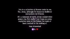 Showcase of @The_Tenia Dreamscom20