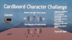 PDHM weekly challenge - cardboard character challenge