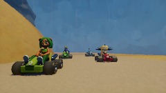 Bandicoot beach Crash Dreams racing CDR Ami bandicoot