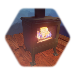Log stove