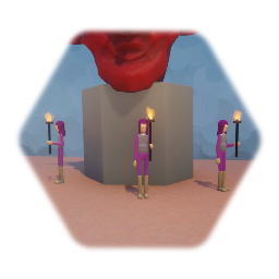 Bomb button contraption