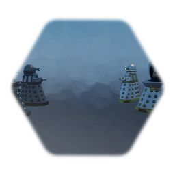 Imperial & Renegade Daleks + Davros