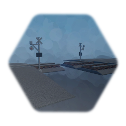 Swinging rail crossing