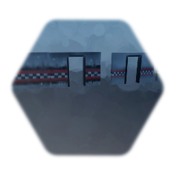 Fnaf pizzeria wall but extra spicy