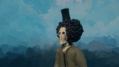 Brook from one piece tries to eat the meat