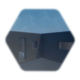 Empty building with lighting