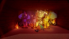 Fnaf is on fire
