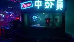 CYBERPUNK STREET SCENE