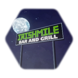 Irishmile Bar and Grill sign