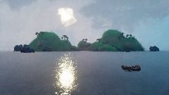 Remote Island Scene