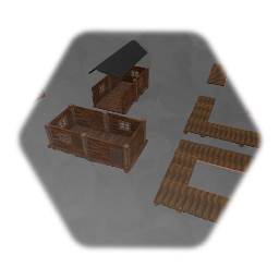 Modular housing set - Wooden houses