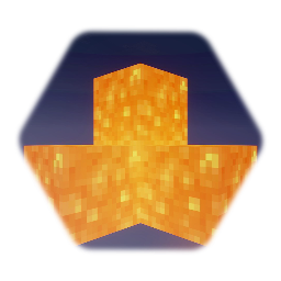 Lava Block · Minecraft *(Opaque Square Flecked!)*