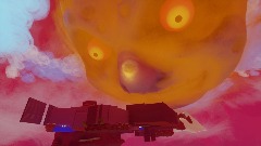 Zelda The Moon Crashing in to Termina
