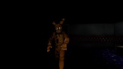 Fnaf movie pose-the yellow rabbit apparicion
