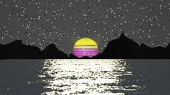 retro sunset